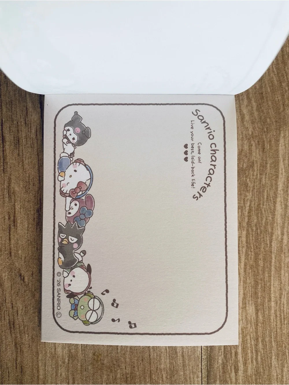 Sanrio Hello Kitty & Friends Mini Memo Pad Set 2 Pack Cute Stationery Japan⁠